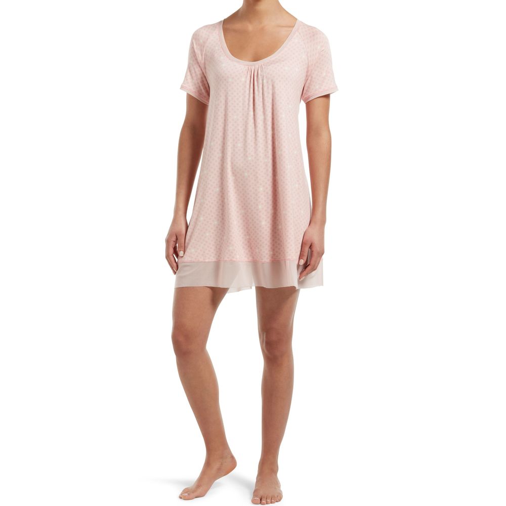 Hue Women's Join The Dots Short Sleeve Gown